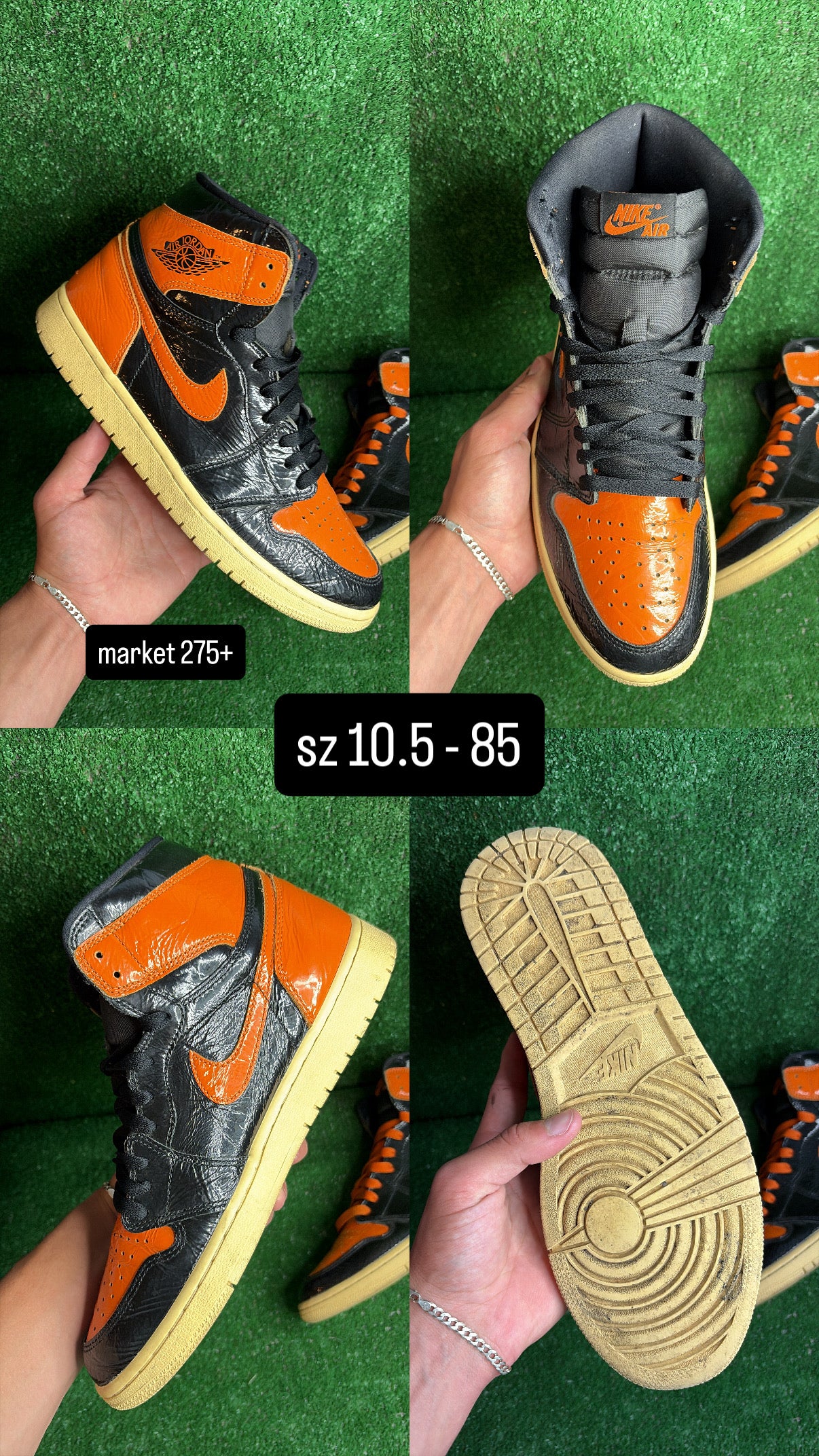 Jordan 1 High Shattered Backboard 3.0 Size 10.5