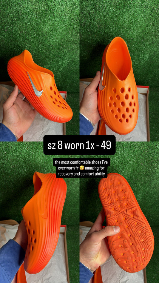 Nike ReactX Rejuven8 Orange Size 8