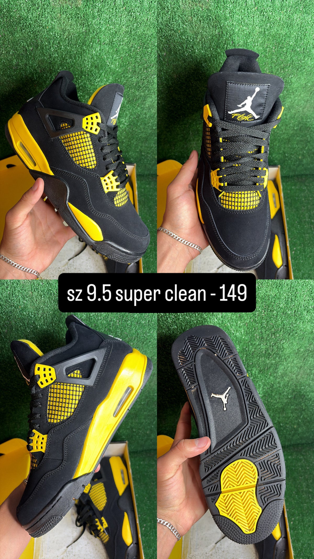 Jordan 4 Thunder Size 9.5