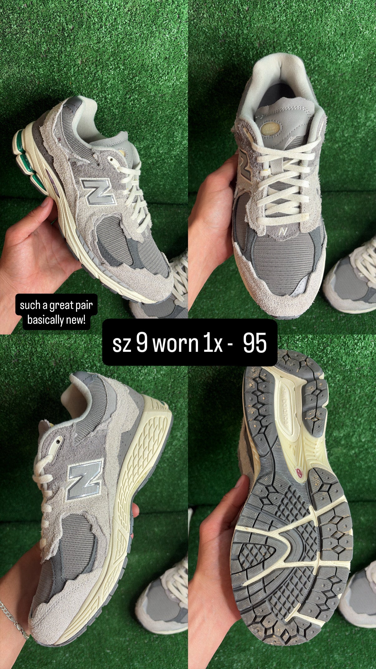 New Balance 2002r Protection Pack Raincloud Size 9
