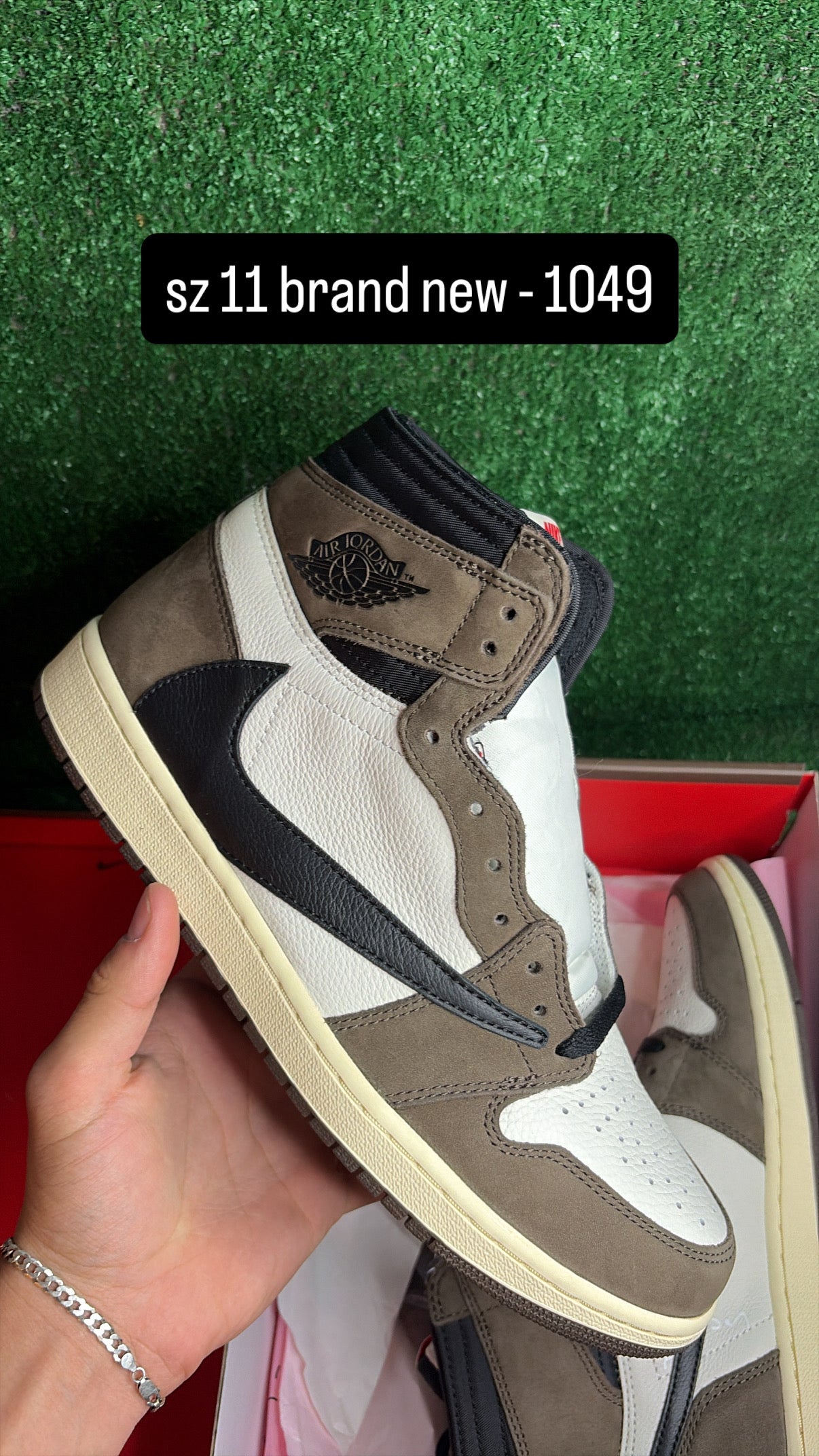 Jordan 1 High Travis Scott Mocha Size 11