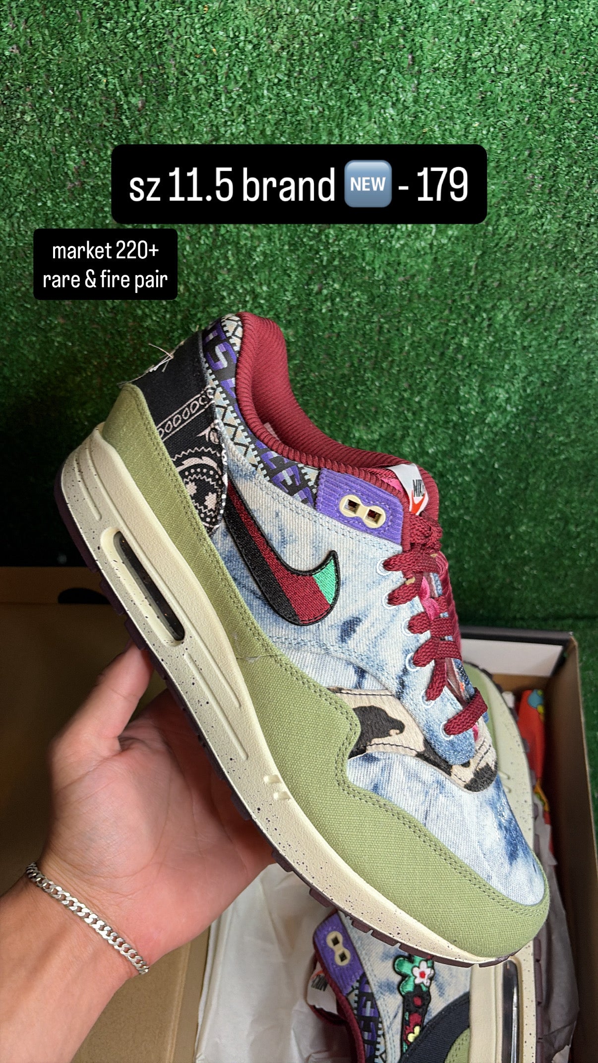 Nike Air Max 1 SP Concepts Mellow Size 11.5