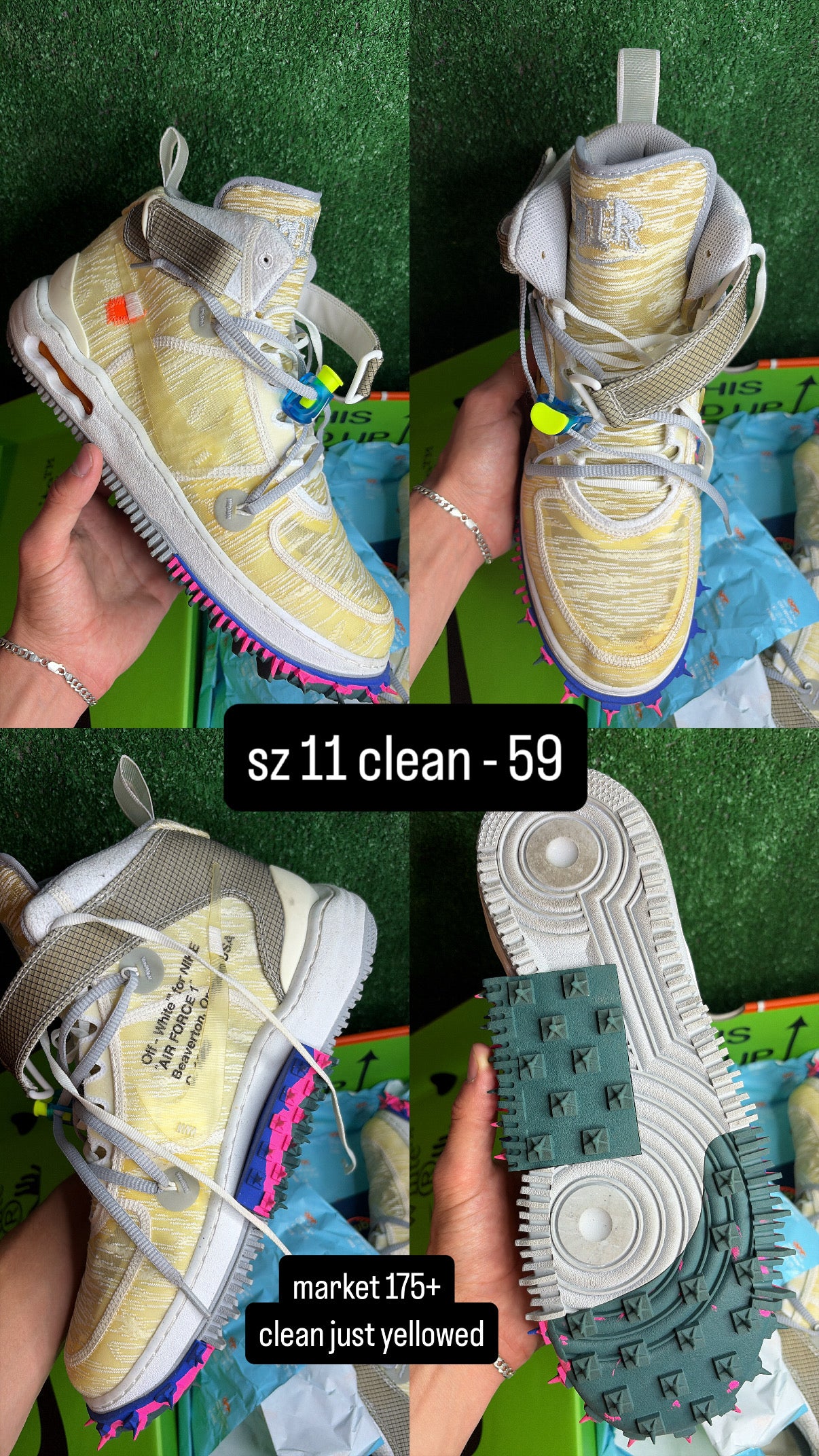 Nike Air Force 1 Mid Off White Size 11