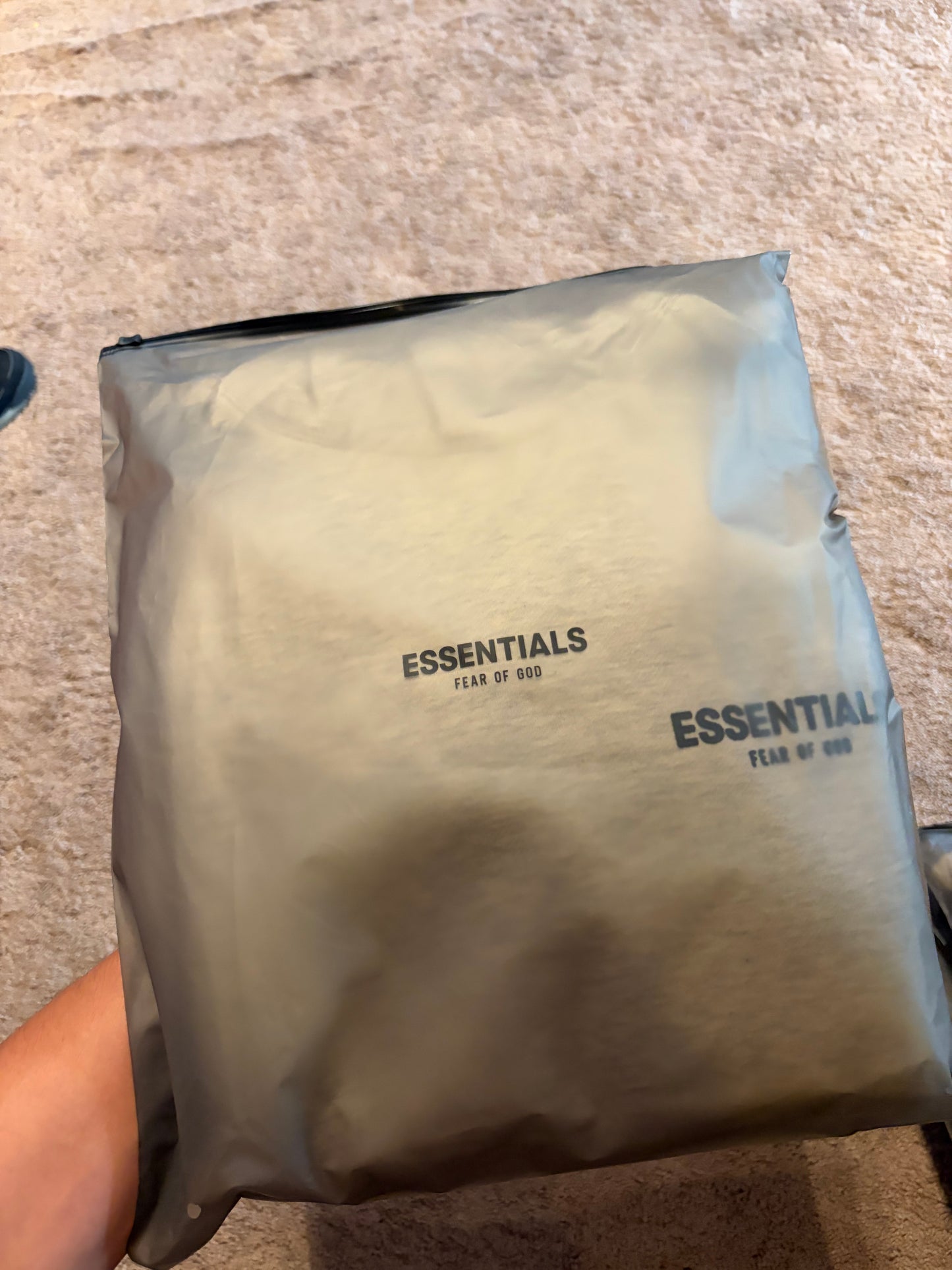 Essentials Fear of God Hoodie Light Oatmeal