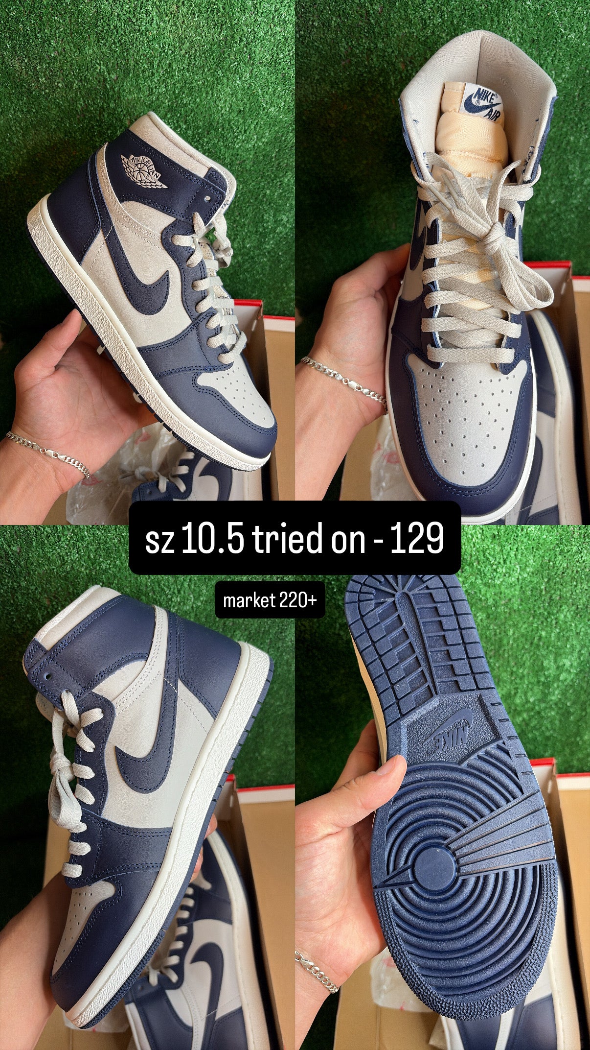 Jordan 1 High ‘85 Georgetown Size 10.5