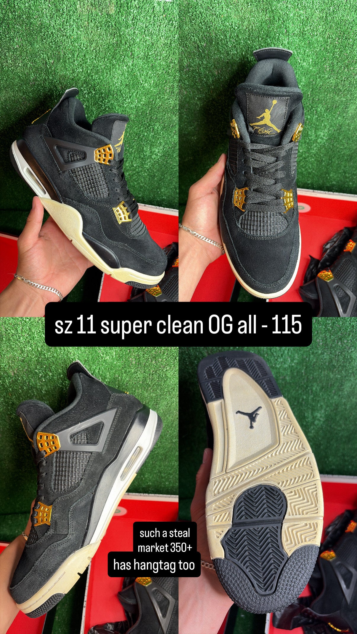 Jordan 4 Royalty Size 11