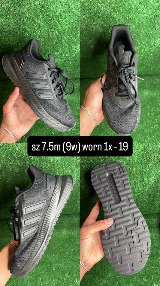 Adidas Path Shoes Black Size 7.5m (9w)