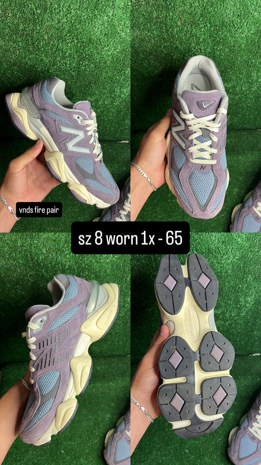 New Balance 9060 Shadow Purple Size 8