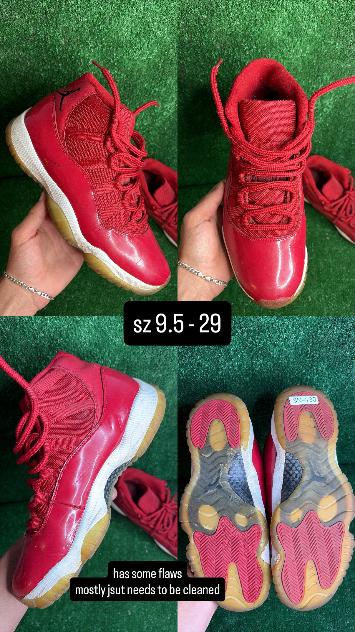 Jordan 11 Win Like 96 Size 9.5