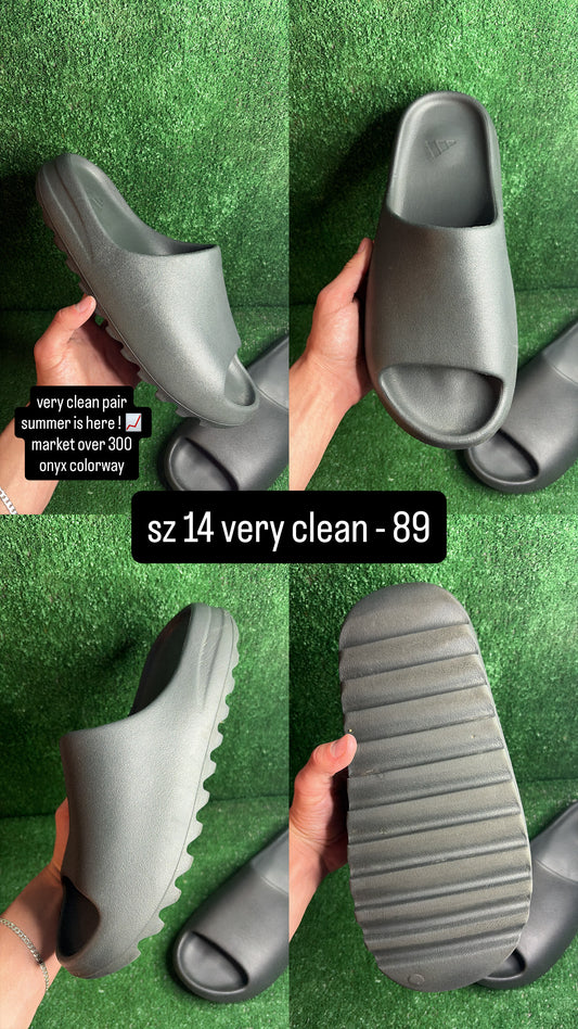 Yeezy Slide Onyx Size 14