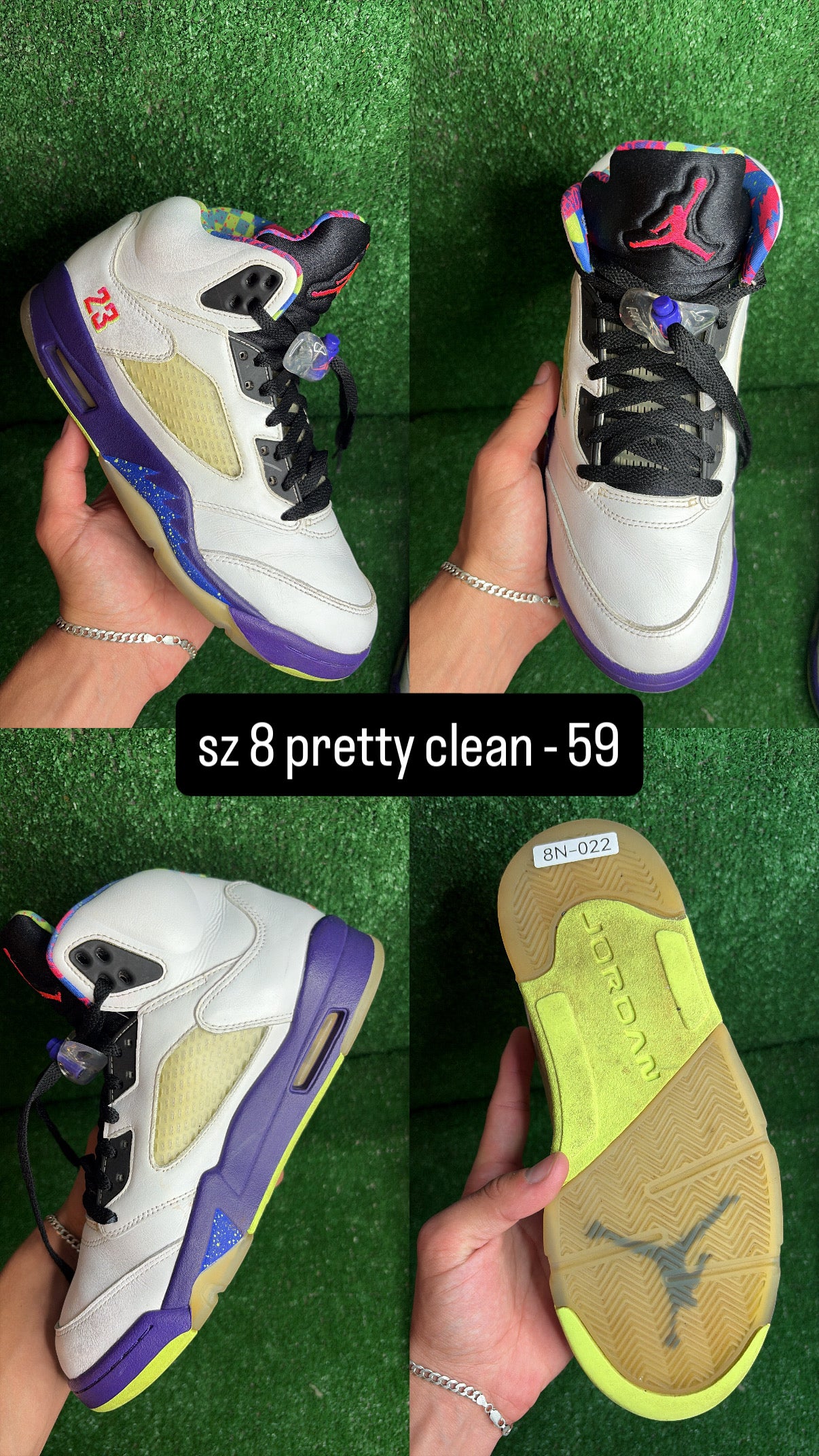 Jordan 5 Bel Air Size 8