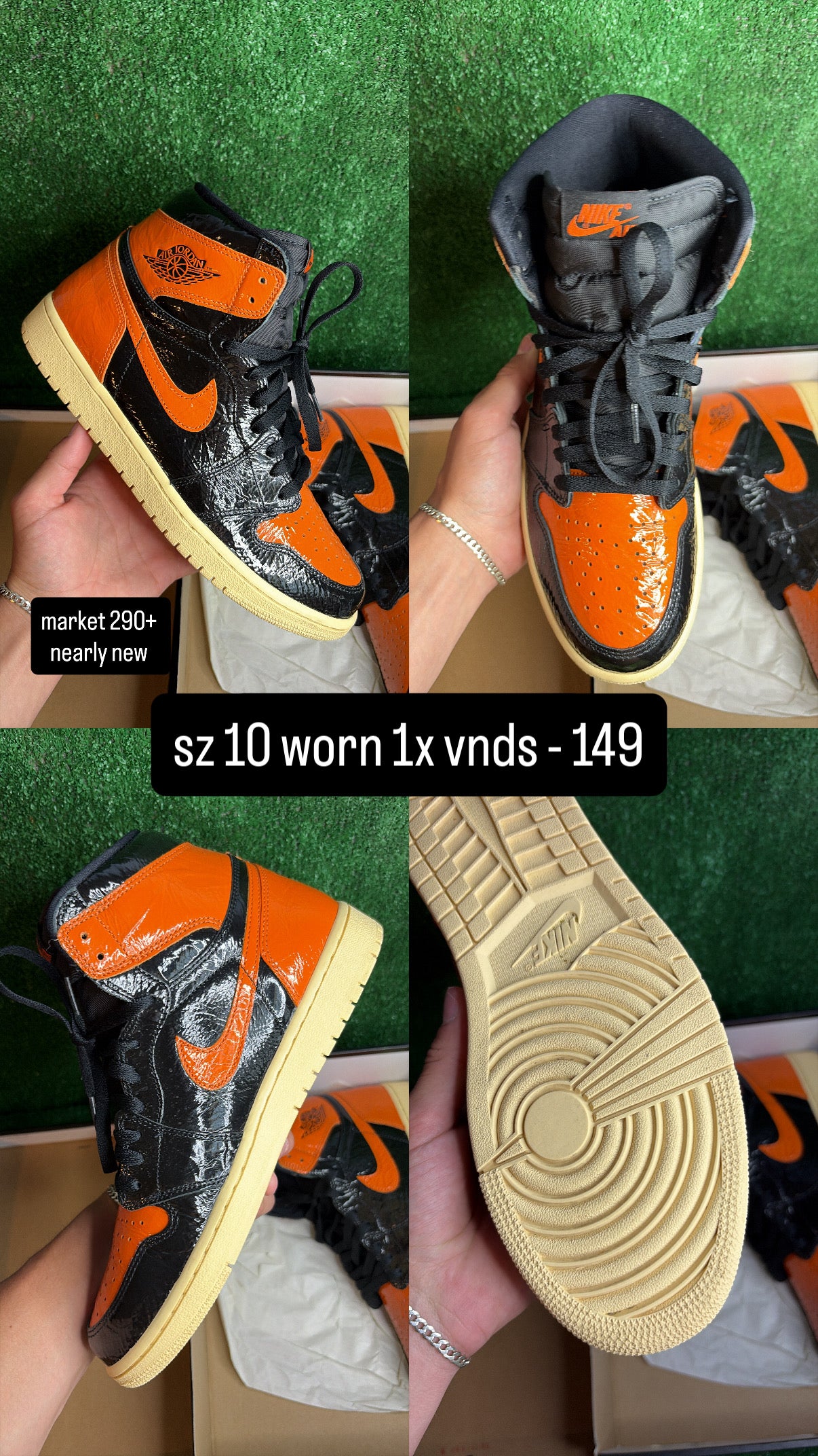 Jordan 1 High Shattered Backboard 3.0 Size 10