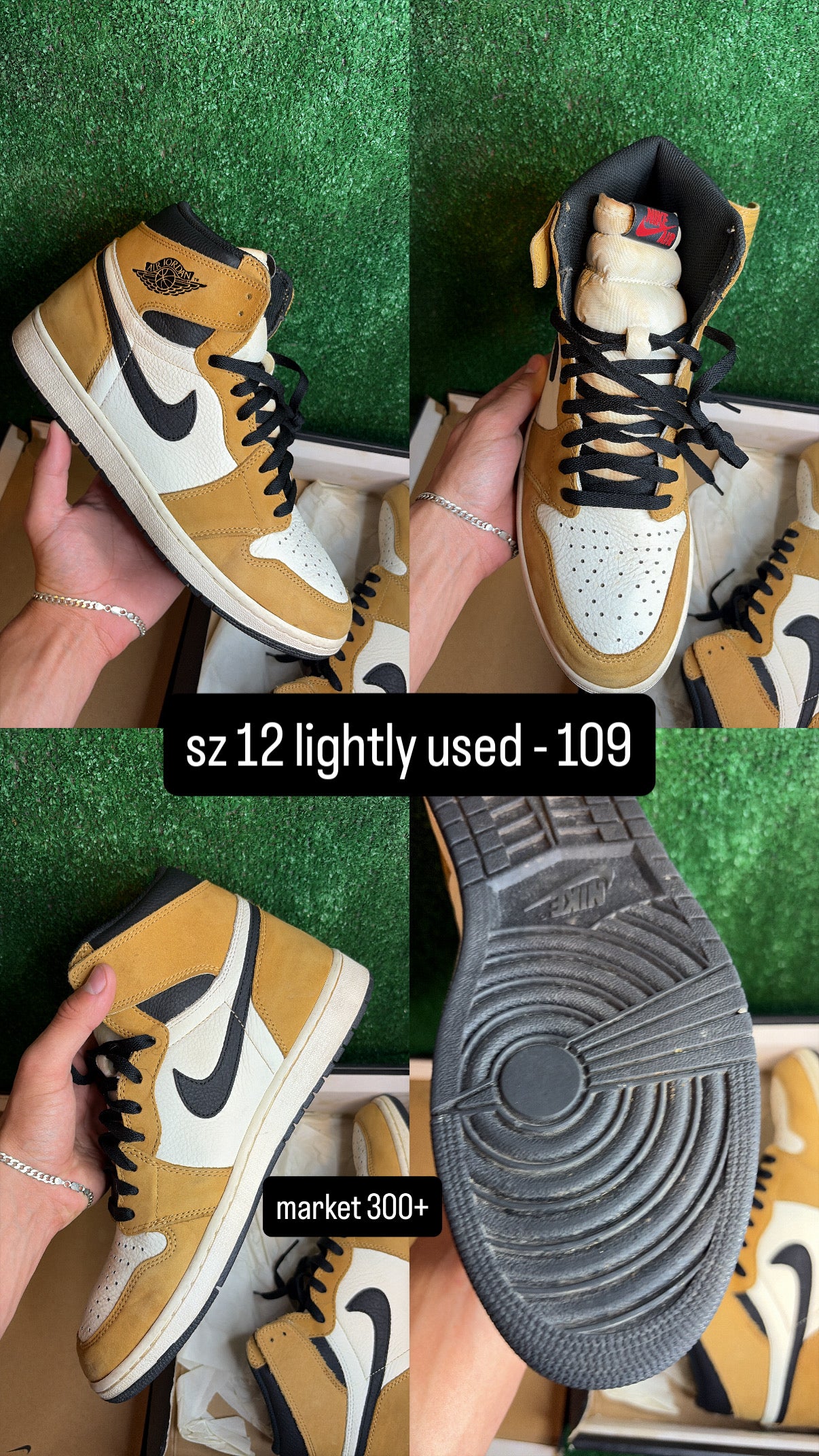 Jordan 1 Rookie Of the Year Size 12