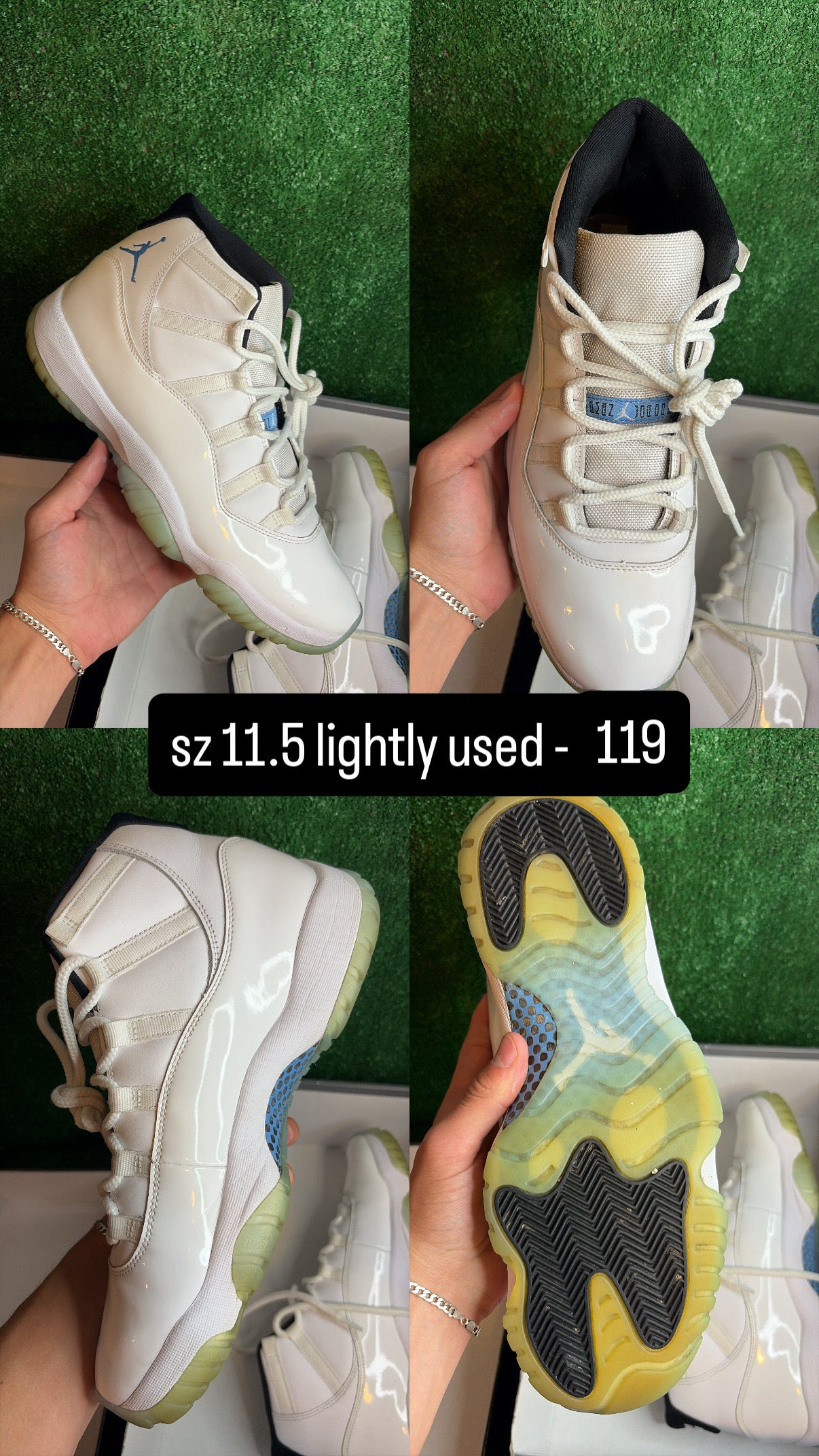 Jordan 11 Legend Blue Size 11.5