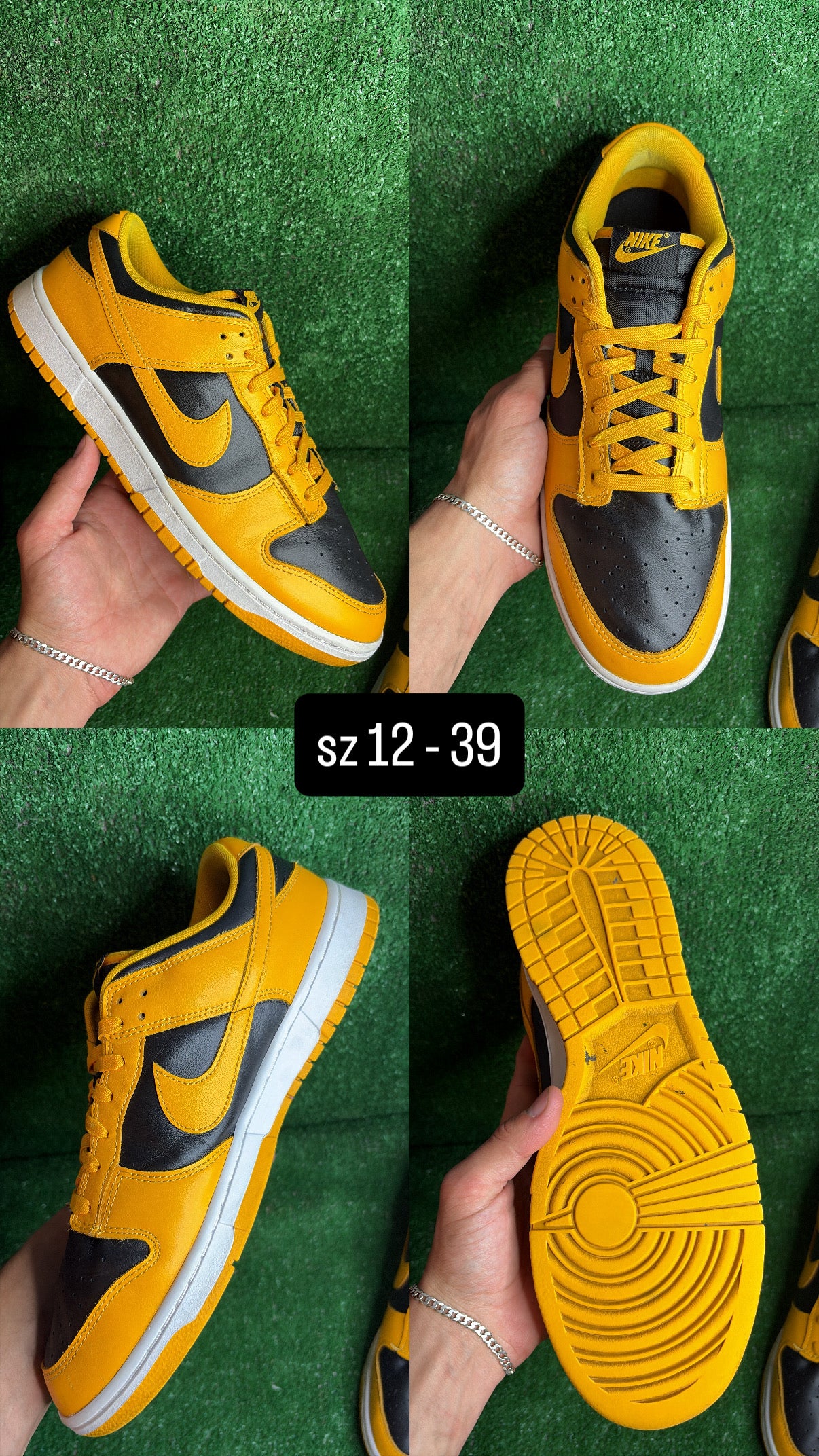 Nike Dunk Low Goldenrod Size 12