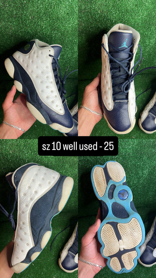 Jordan 13 Obsidian Size 10
