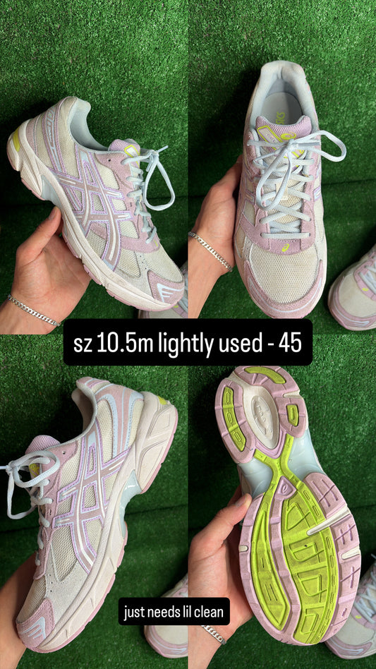 Asics Gel 1130 Soft Pink Green Size 10.5