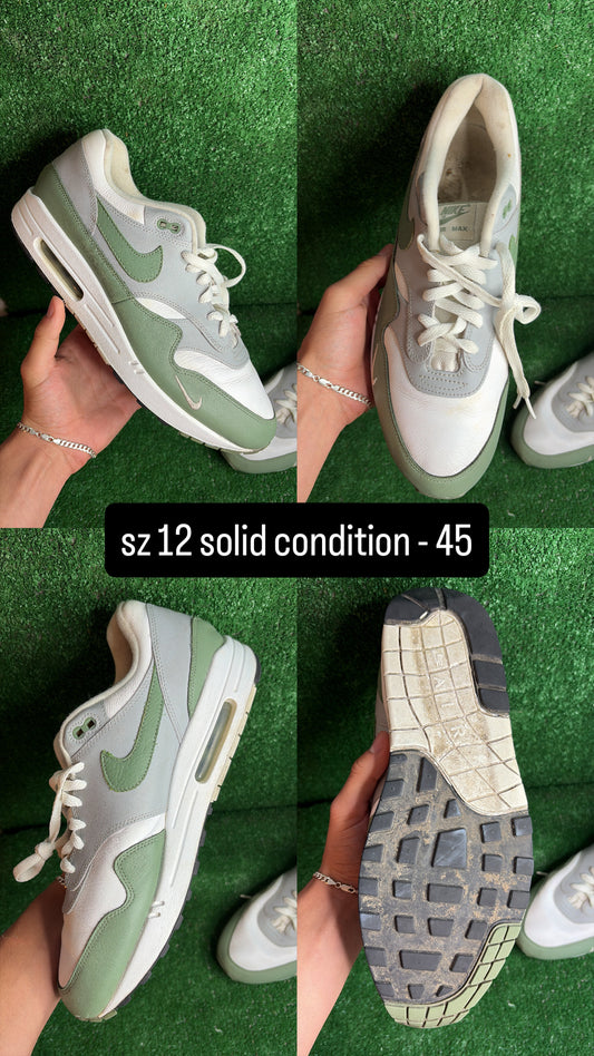Air Max 1 Mica Green Size 12