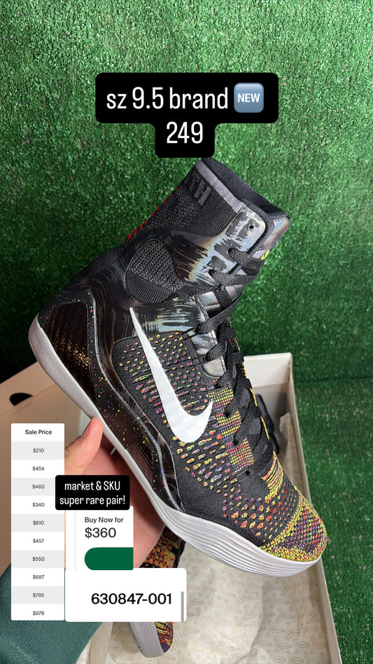 Kobe 9 Elite High Masterpiece Size 9.5