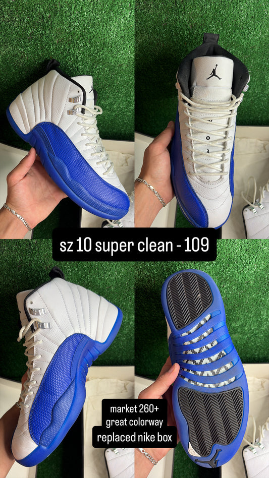 Jordan 12 Blueberry Size 10