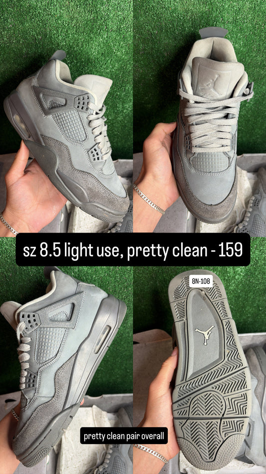 Jordan 4 Wet Cement Size 8.5