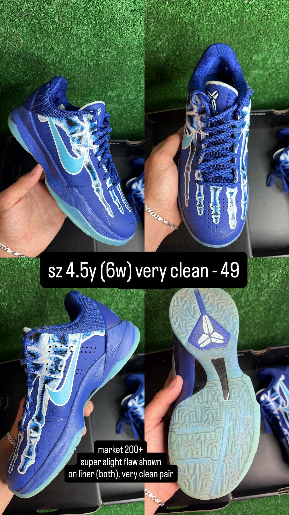 Kobe 5 X-Ray Size 4.5y (6w)