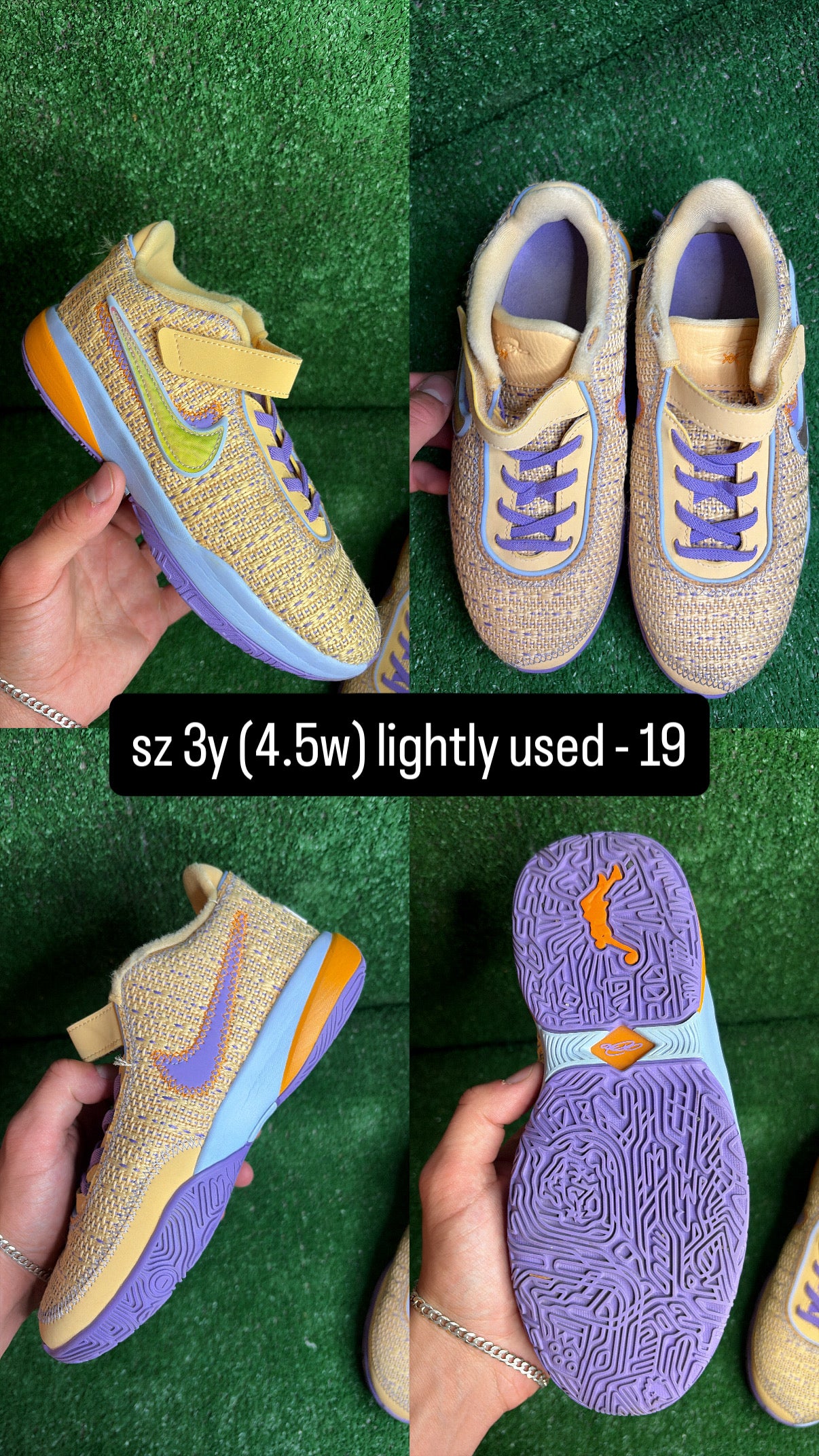 LeBron 20 Summer Vibes Size 3y (4.5w)