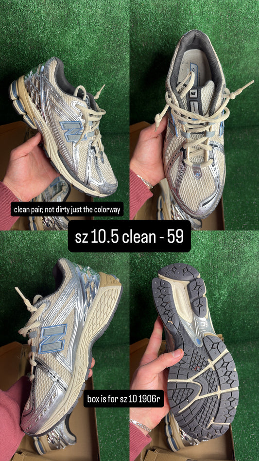 New Balance 1906 Silver Blue Size 10.5