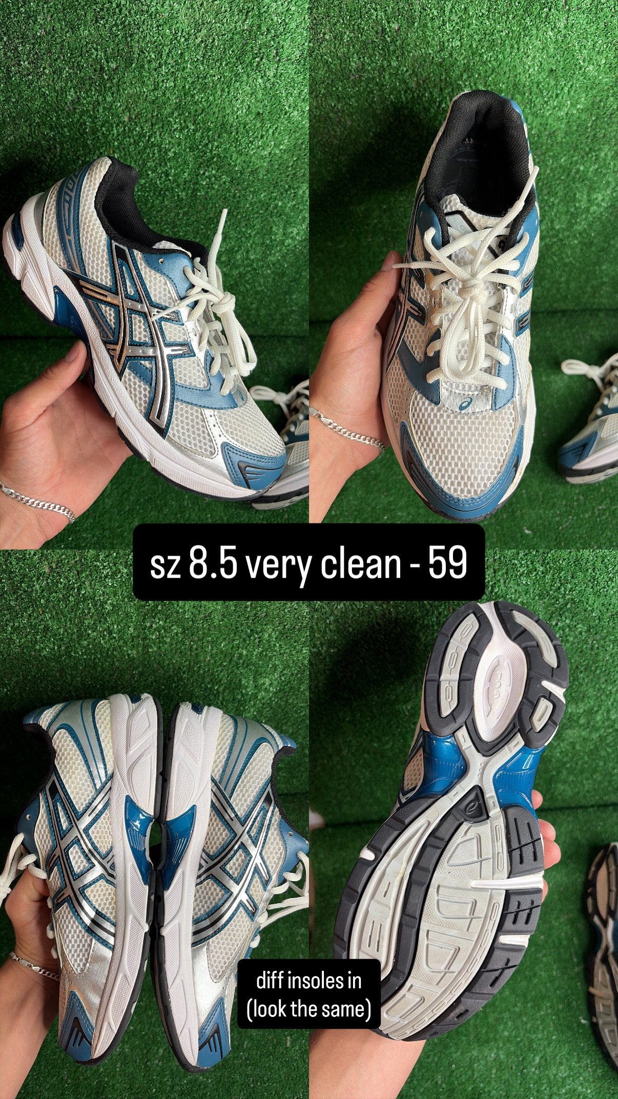 Asics Gel 1130 Restful Teal Size 8.5