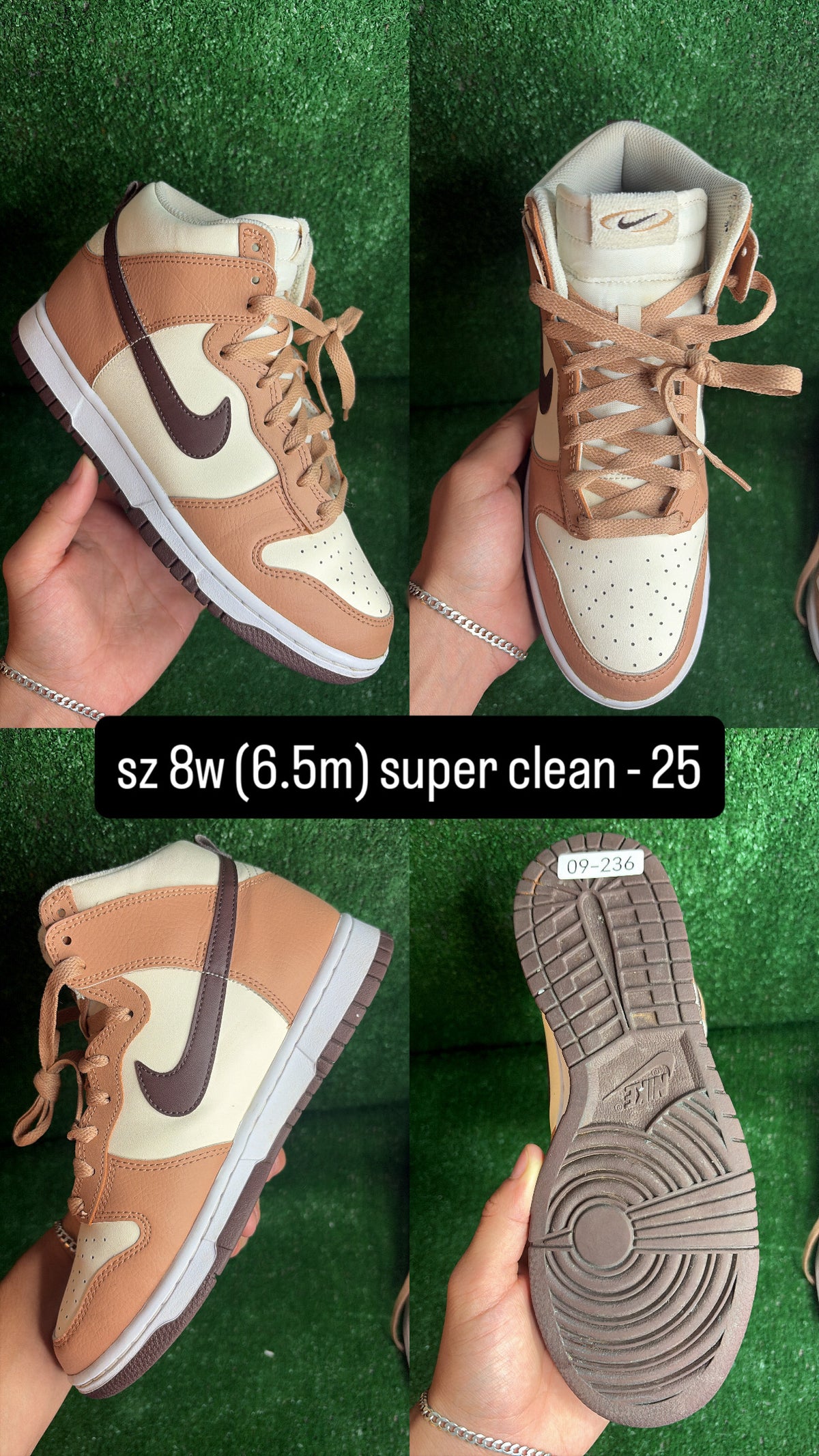 Nike Dunk High Autumn Brown Size 6.5m (8w)