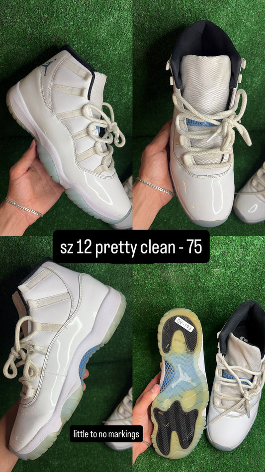 Jordan 11 Legend Blue Size 12