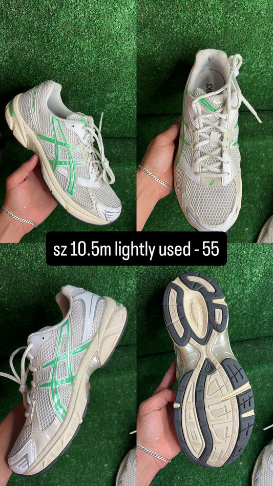 Asics Gel 1130 White Malachite Green Size 10.5m