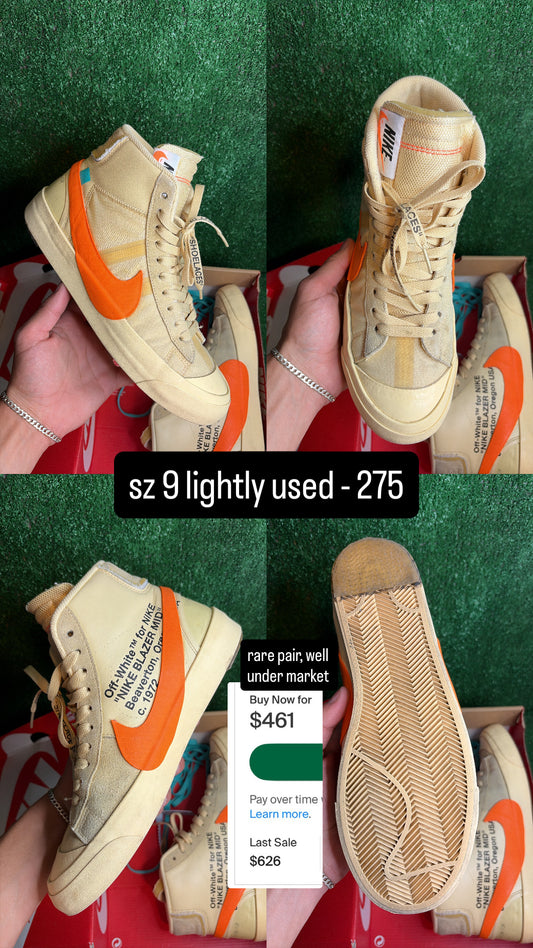 Nike Off White Blazer Hallows Eve Size 9