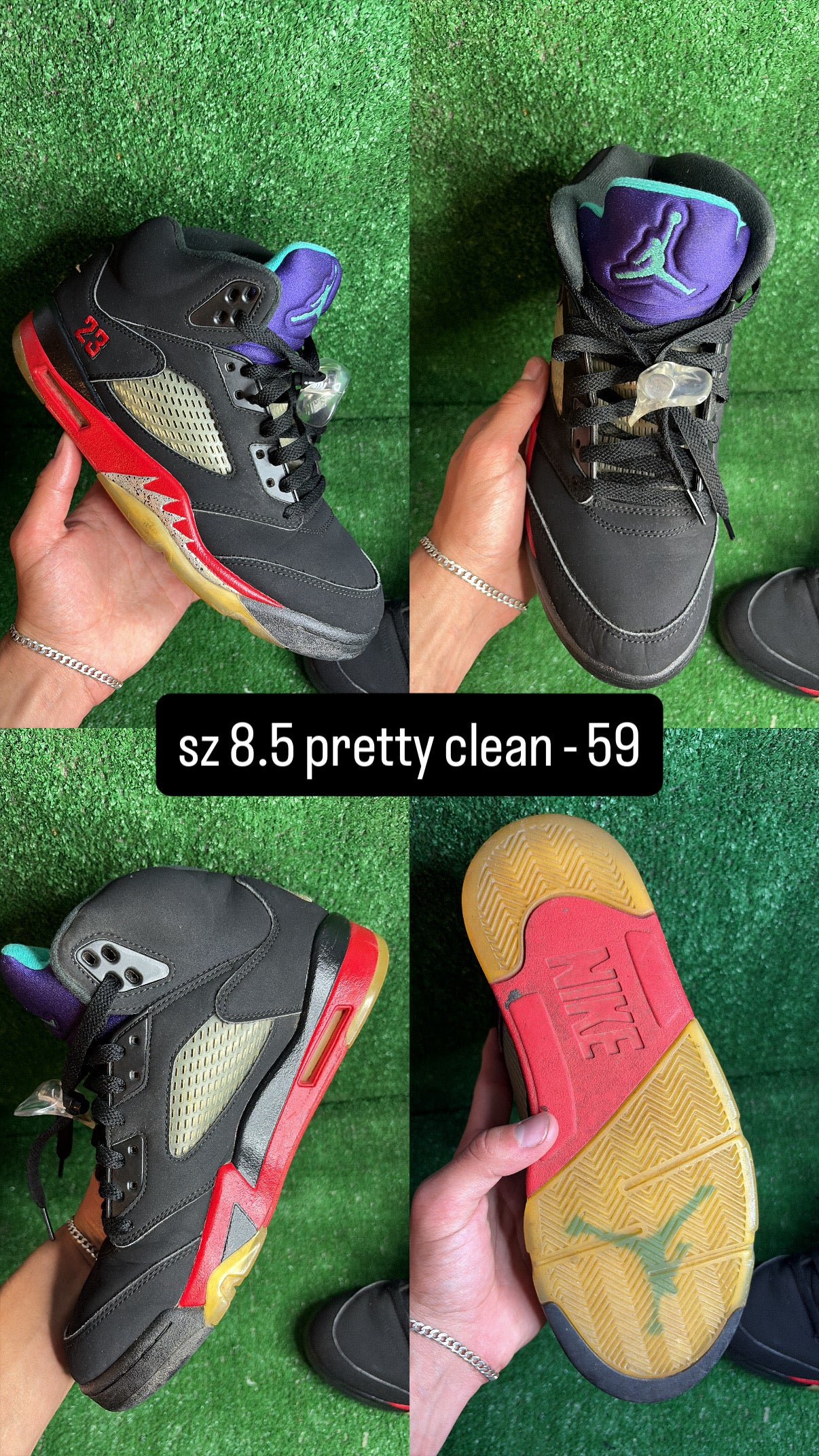 Jordan 5 Top 3 Size 8.5