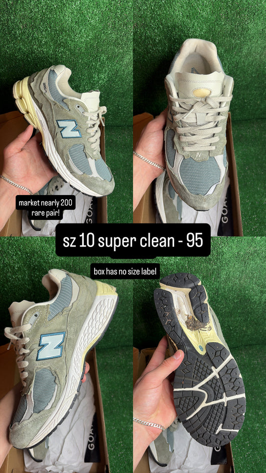 New Balance 2002r Protection Pack Mirage Grey Size 10
