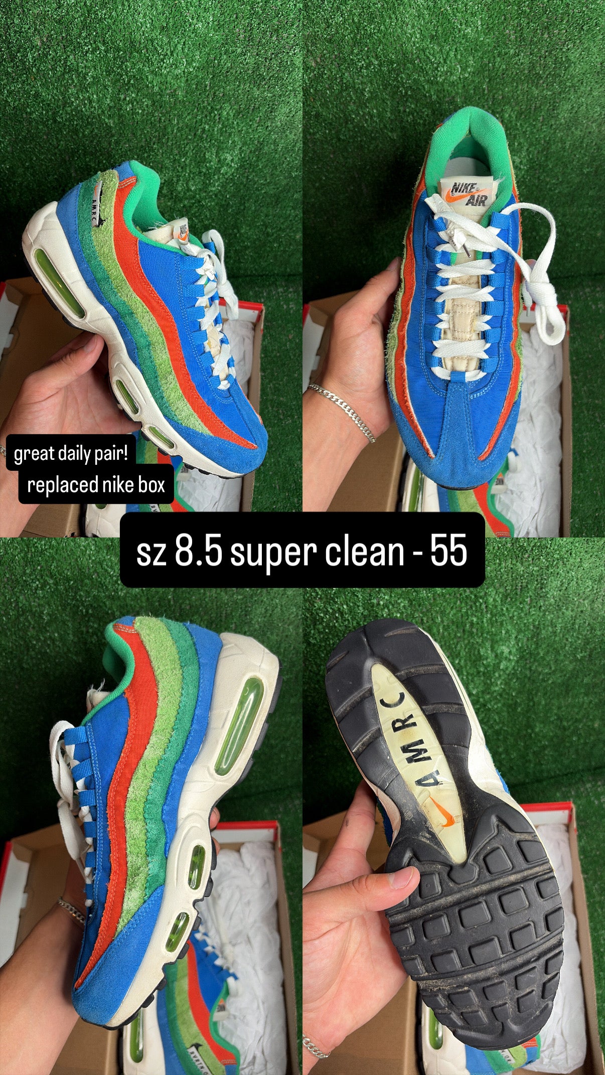 Nike Air Max 95 Multicolor Running Club Size 8.5