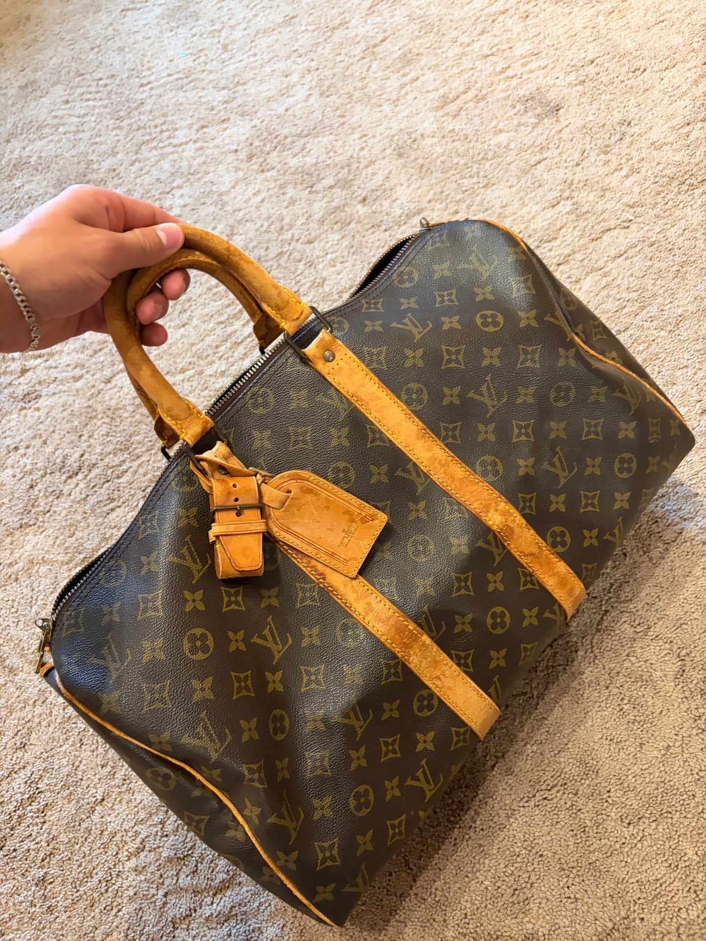 Louis Vuitton LV Monogram Keepall 50 Vintage