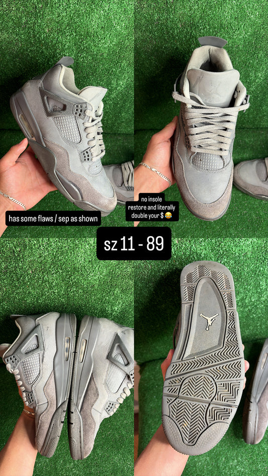Jordan 4 Wet Cement Size 11