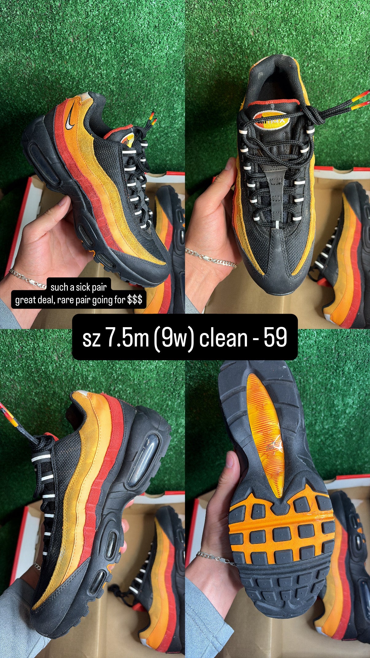 Air Max 95 Raygun Size 7.5m (9w)