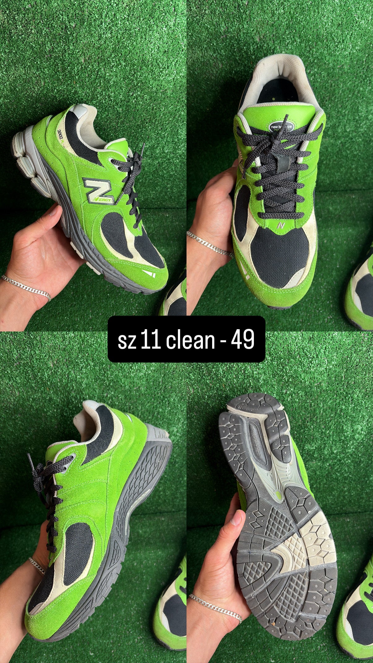 New Balance 2002r Good Vibes Green Size 11