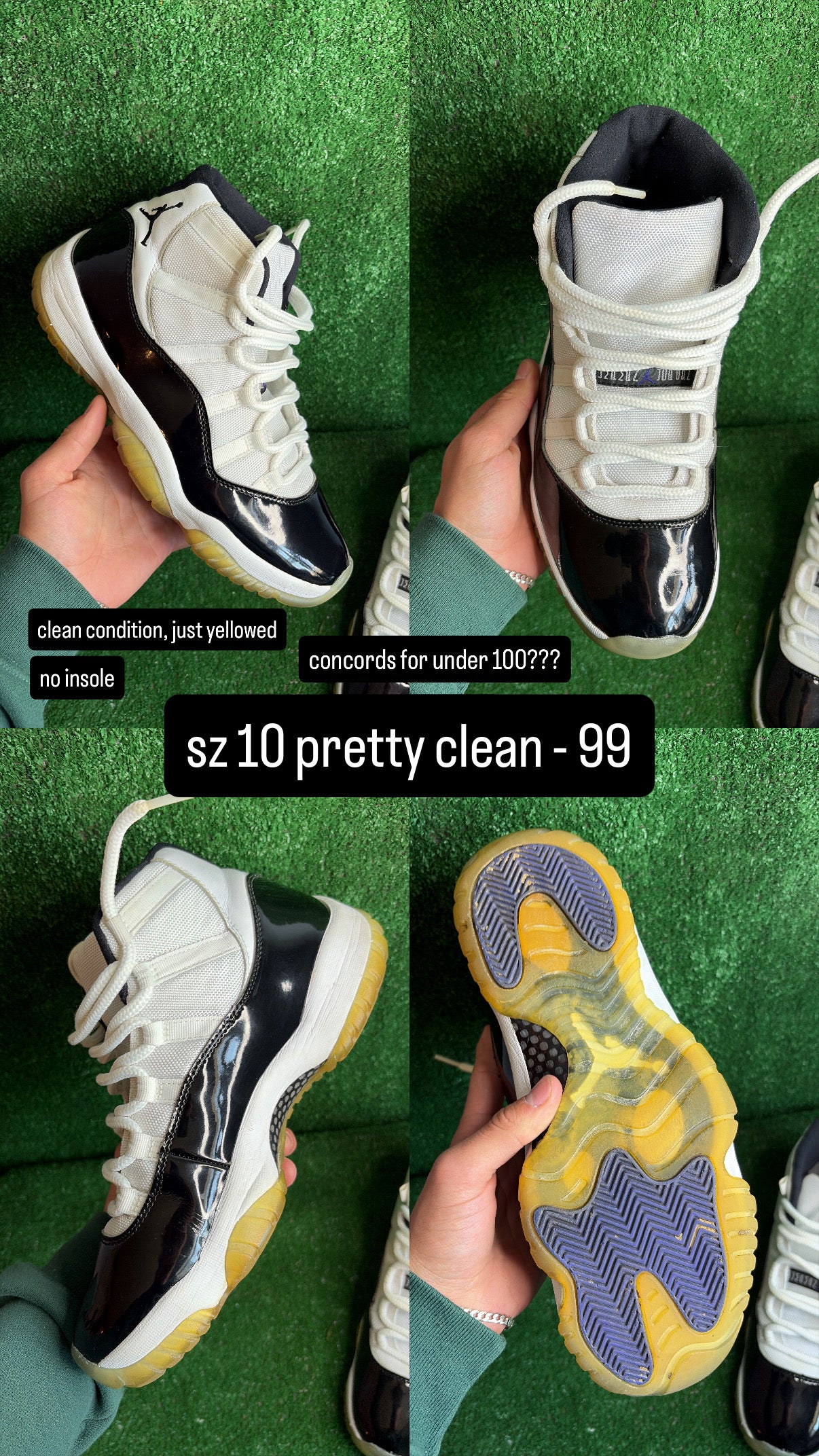 Jordan 11 Concord Size 10