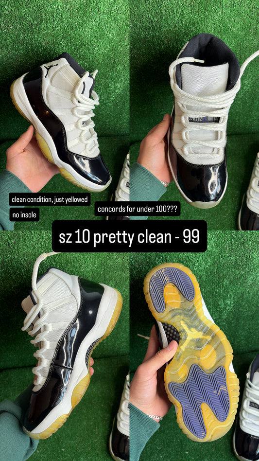 Jordan 11 Concord Size 10