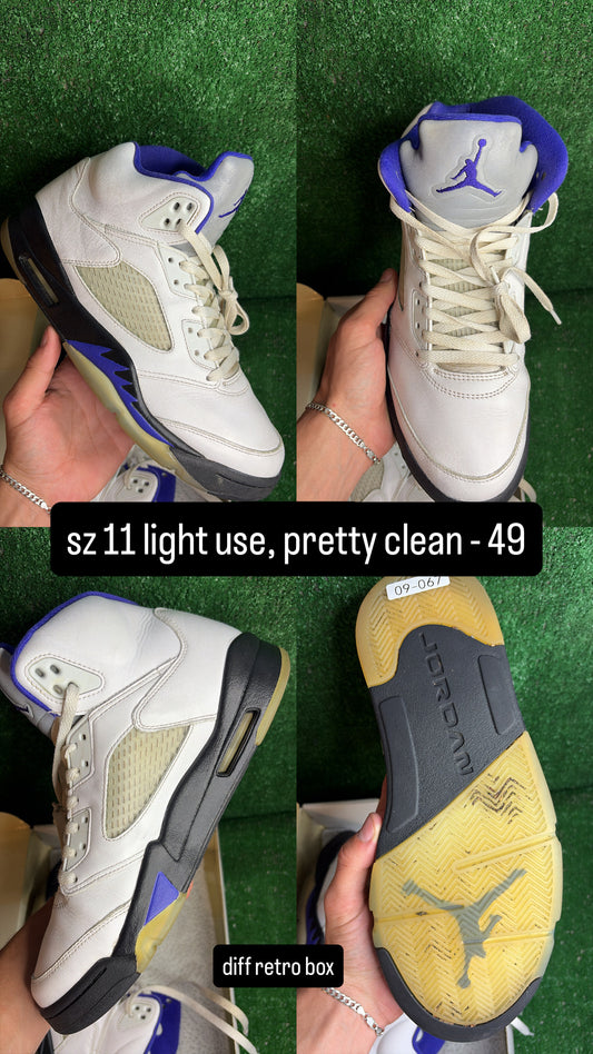 Jordan 5 Dark Concord Size 11