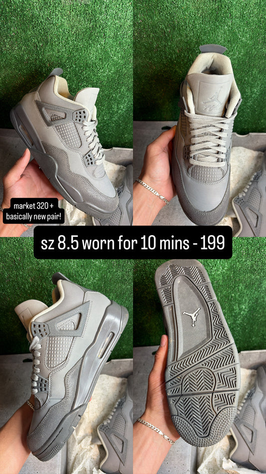 Jordan 4 Wet Cement Size 8.5