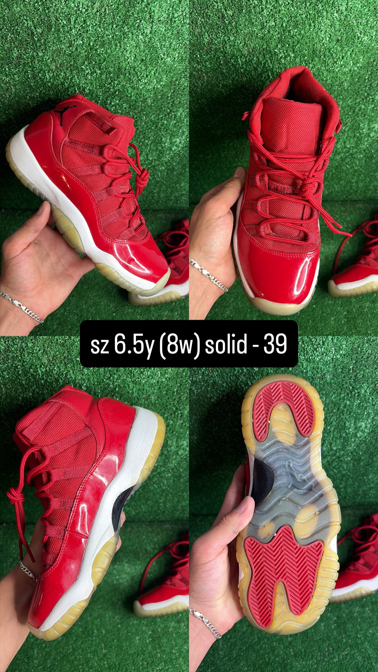 Jordan 11 Win Like 89 Size 6.5y (8w)