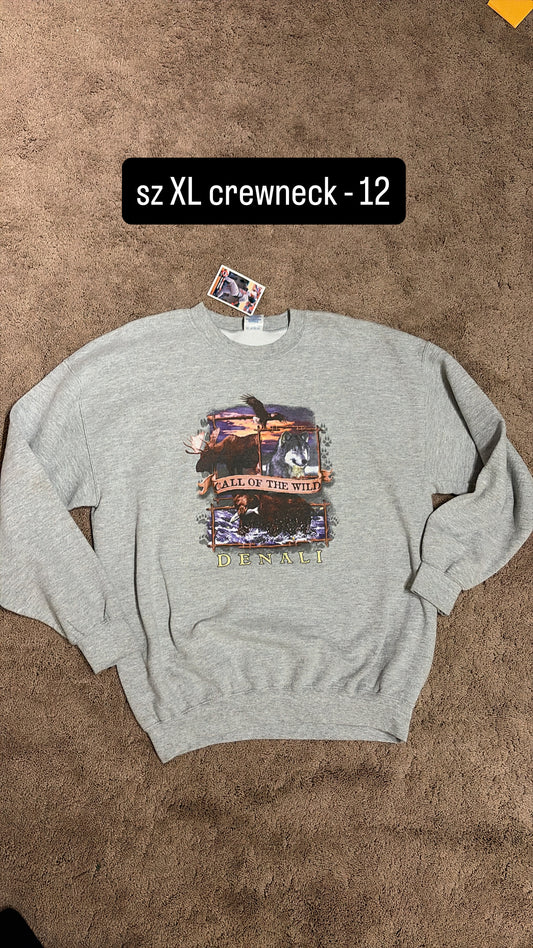 Graphic Crewneck Grey Size XL
