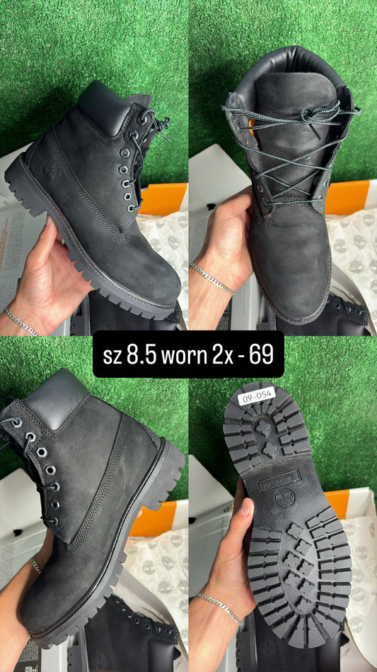 Timberland Boot Black Size 8.5