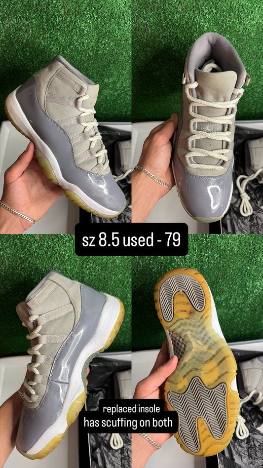 Jordan 11 Cool Grey Size 8.5