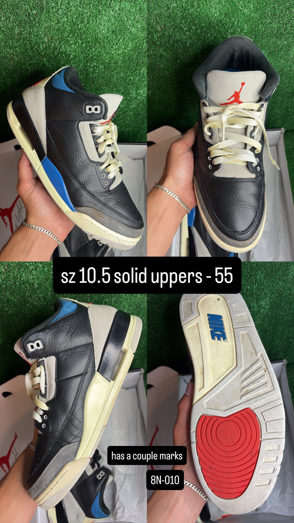 Jordan 3 Rare Air Size 10.5