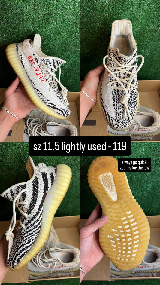 Yeezy 350 Zebra Size 11.5
